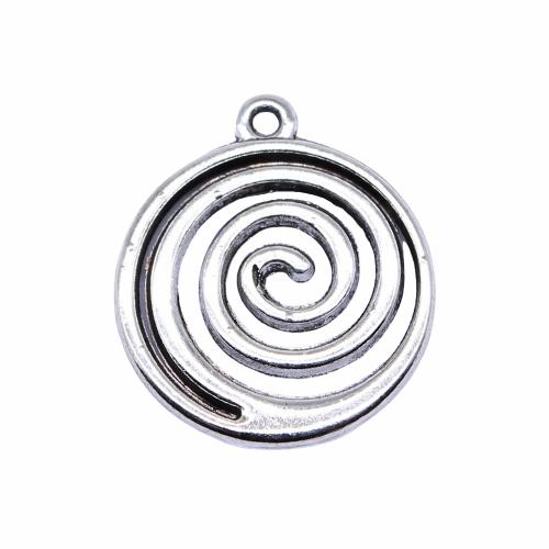 Zink Alloy Halsband, Rund, antik silver pläterad, DIY & ihålig, Säljs av PC