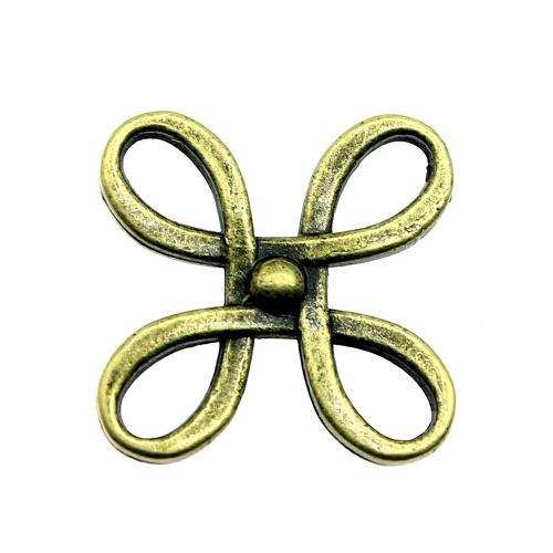Zinc Alloy Pendants Chinese Knot plated DIY & hollow Sold By PC