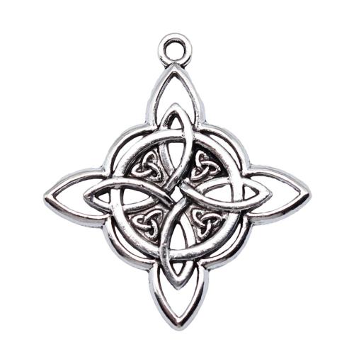 Zinc Alloy Pendants plated DIY & hollow Sold By PC