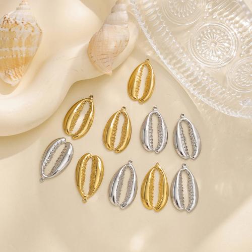Stainless Steel Pendants 304 Stainless Steel Shell plated DIY Sold By Bag