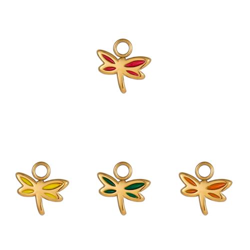 Cruach dhosmálta pendants Ainmhithe, 304 Cruach dhosmálta, Féileacán, dath an óir plated, DIY & cruan, dathanna níos mó le haghaidh rogha, Díolta De réir PC