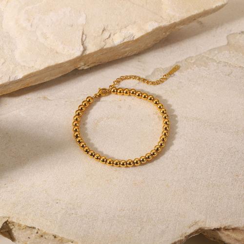 Stainless Steel Jewelry Bracelet 304 Stainless Steel 18K gold plated fashion jewelry & for woman Sold By PC