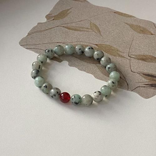 Gemstone Bracelets Zebra Jasper handmade fashion jewelry & for woman Length Approx 16 cm Sold By PC