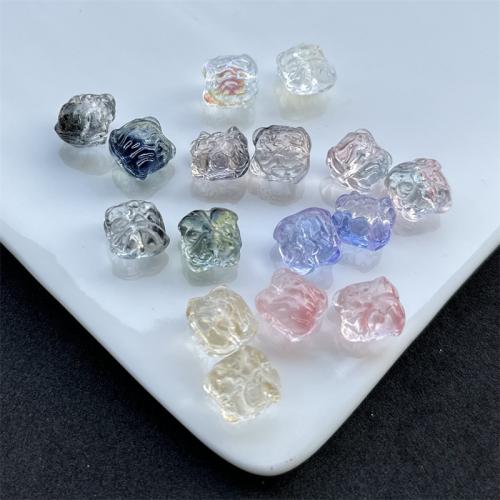 Ručno lampwork perle, Lav, možete DIY, Slučajna boja, 12mm, Prodano By PC
