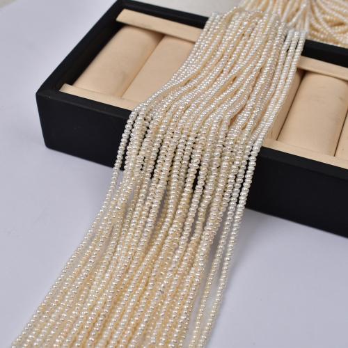 Makeanveden helmen Helmi, Keishi, päällystetty, tee-se-itse, valkoinen, 2x4mm, Myymät Strand