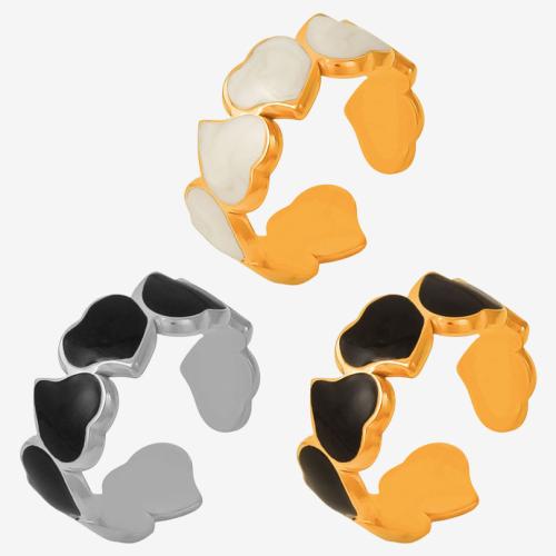 304 Cruach dhosmálta Chufa Ring Finger, plátáilte, jewelry faisin & unisex & cruan, dathanna níos mó le haghaidh rogha, Díolta De réir PC