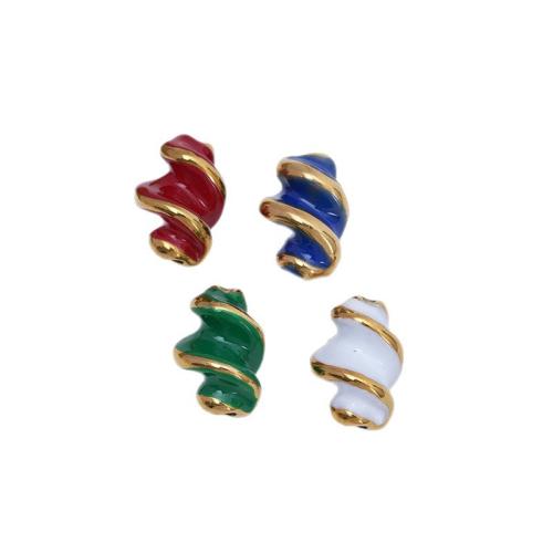 Edelstahl-Beads, 304 Edelstahl, plattiert, DIY & Emaille, keine, 10PCs/Tasche, verkauft von Tasche