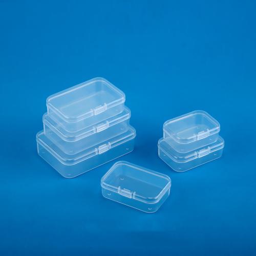 Polypropylene(PP) Storage Box Rectangle dustproof white Sold By PC
