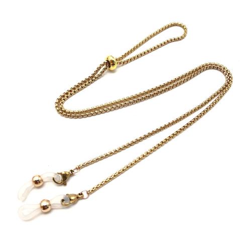 Glasses Holder Zinc Alloy with Brass plated anti-skidding & fashion jewelry & Unisex Length Approx 70 cm Sold By PC