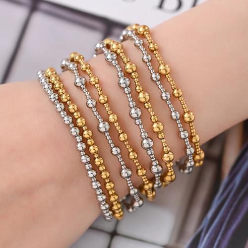 304 Cruach dhosmálta Bracelet, dath an óir plated, jewelry faisin, dathanna níos mó le haghaidh rogha, Díolta De réir PC