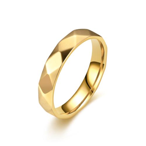 Vinger Ring in edelstaal, 304 roestvrij staal, plated, mode sieraden & uniseks & verschillende grootte voor keus, meer kleuren voor de keuze, Verkocht door PC