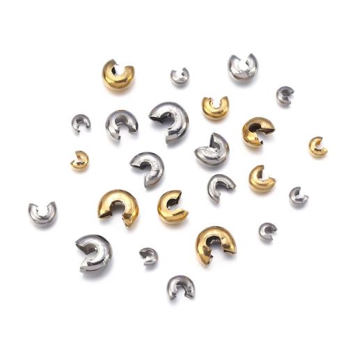 Edelstahl-Beads, 304 Edelstahl, plattiert, DIY & offen & verschiedene Größen vorhanden, keine, verkauft von PC