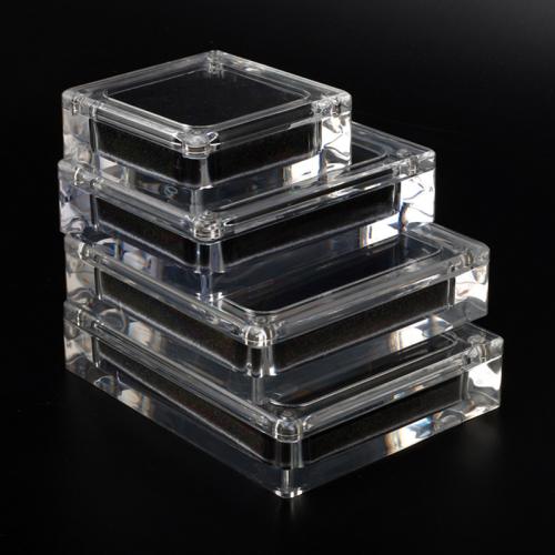polystyreen Verpakking Gift Box, verschillende grootte voor keus, duidelijk, Verkocht door PC