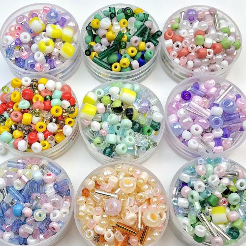 ガラスシードビーズ ビーズ, DIY & ミックス, 無色, beads length 5-30mm, 売り手 バッグ