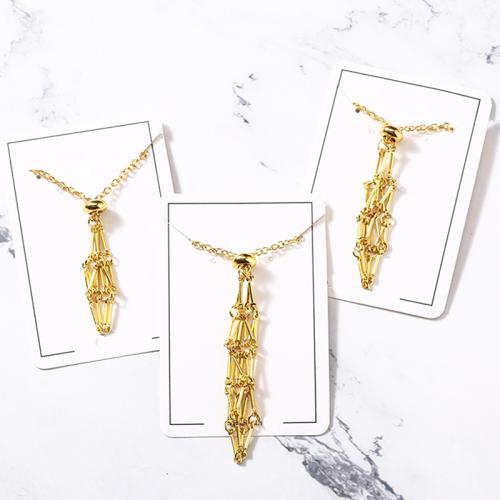 alliage de zinc collier, avec 2inch chaînes de rallonge, Placage, styles différents pour le choix & pour femme, Longueur Environ 17.7 pouce, Vendu par PC