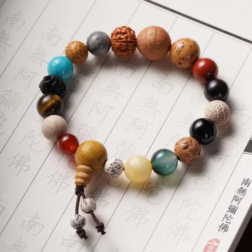 Achtzehn Bodhi Armband, Folk-Stil & unisex, beads length 12mm, Länge ca. 6-8 ZollInch, verkauft von PC