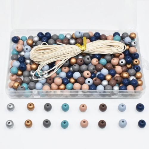 Crianças DIY Cadeia Beads setembro, Hemu+Contas, estufagem de verniz, Mais cores pare escolha, 16x16mm, 300PCs/box, vendido por box