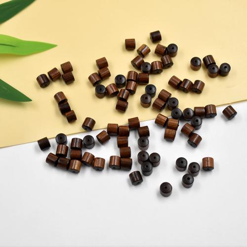 Houten Parels, Black Padauk, DIY, zwart, Verkocht door PC