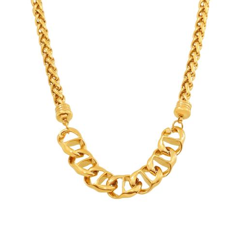Stainless Steel Jewelry Necklace 304 Stainless Steel plated fashion jewelry & for woman & hollow Sold By PC