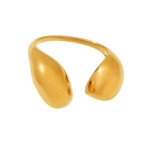 Vinger Ring in edelstaal, 304 roestvrij staal, plated, mode sieraden & voor vrouw, meer kleuren voor de keuze, Maat:7, Verkocht door PC
