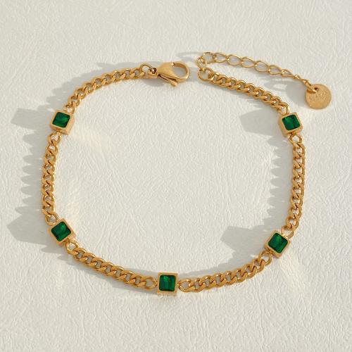 Bijoux bracelet en acier inoxydable, Acier inoxydable 304, Placage, styles différents pour le choix & pour femme & avec strass, plus de couleurs à choisir, Vendu par PC