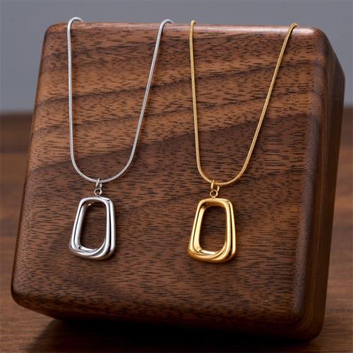 Titanium Steel Necklace plated fashion jewelry & for woman & hollow Sold By PC