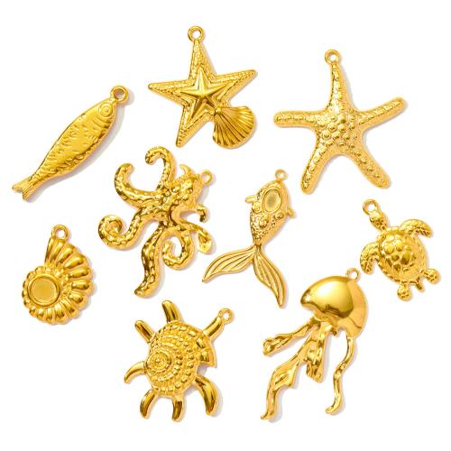 titanium Hangers, Titanium Staal, gold plated, DIY, gouden, 10pC's/Bag, Verkocht door Bag