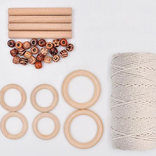 DIY korut tarvikkeet, Puu, kanssa Puuvilla, tee-se-itse, enemmän värejä valinta, Myymät set