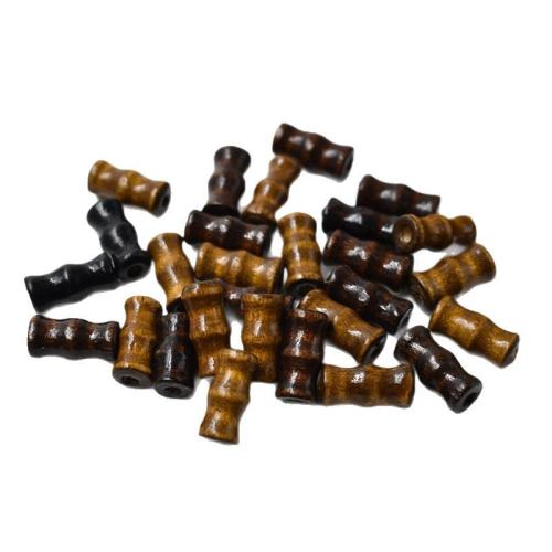 Hout Kraal, DIY, meer kleuren voor de keuze, 16x7mm, 100pC's/Bag, Verkocht door Bag