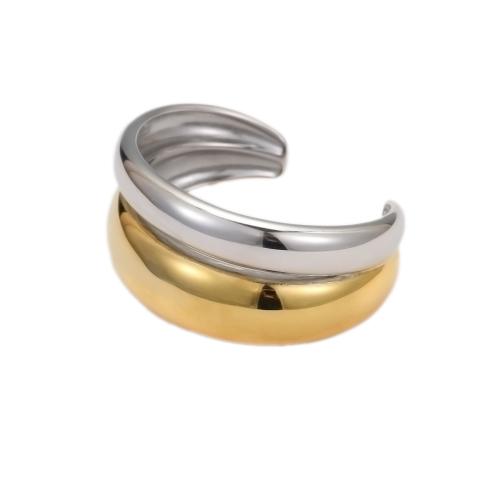 Bracelet en acier inoxydable, Acier inoxydable 304, Placage, styles différents pour le choix & pour femme & deux tons, Vendu par PC