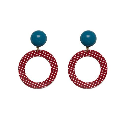 resina brincos tipo gota, with liga de zinco, Vario tipos a sua escolha & para mulher, earring length 30-50mm, vendido por par
