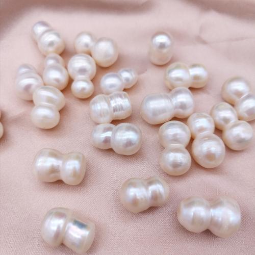 Cultured Baroque Freshwater Pearl Beads Calabash DIY white Sold By PC