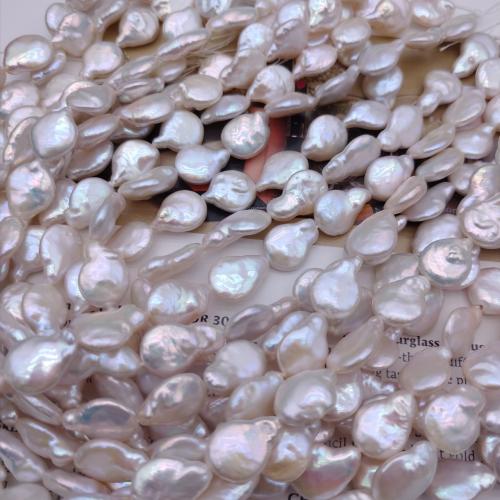 Cultured Baroque Freshwater Pearl Beads DIY white Sold By Strand