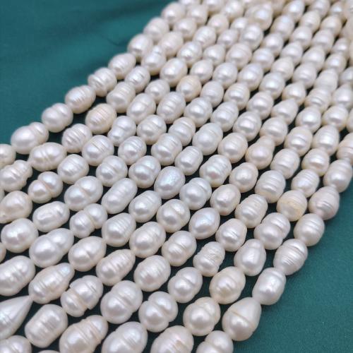 Cultured Baroque Freshwater Pearl Beads irregular DIY white Sold By Strand