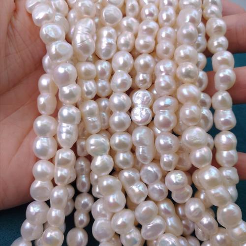 Cultured Baroque Freshwater Pearl Beads irregular DIY white Sold By Strand