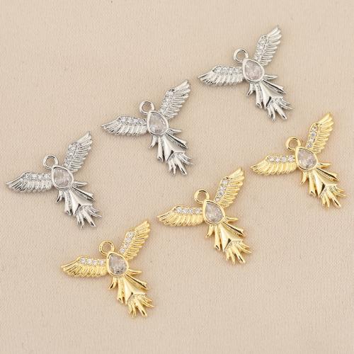 Rhinestone Brass Hängen, Mässing, plated, DIY & med strass, fler färger för val, nickel, bly och kadmium gratis, 10PC/Bag, Säljs av Bag