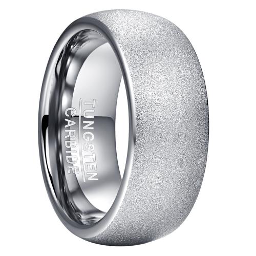 Tungsten Steel Ring for Men  plated & for man & frosted original color mm Sold By PC