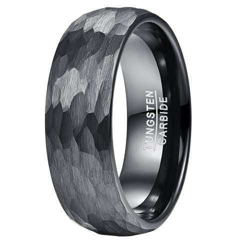 Anillo de acero de tungsteno para hombres, chapado, diverso tamaño para la opción & mate, wide:8mm, Vendido por UD