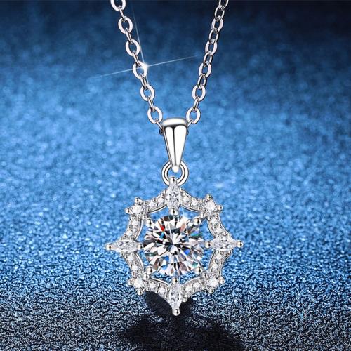 925 Sterling Sølv Halskæde, med 2inch extender kæde, Drømme fanger, platineret, forskellige materialer til valg & for kvinde, Længde Ca. 15.7 inch, Solgt af PC