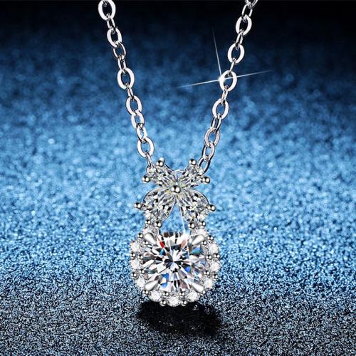925 ezüst Nyaklánc, -val 2inch extender lánc, platinával bevont, különböző anyagok a választás & a nő, Hossz Kb 15.7 inch, Által értékesített PC