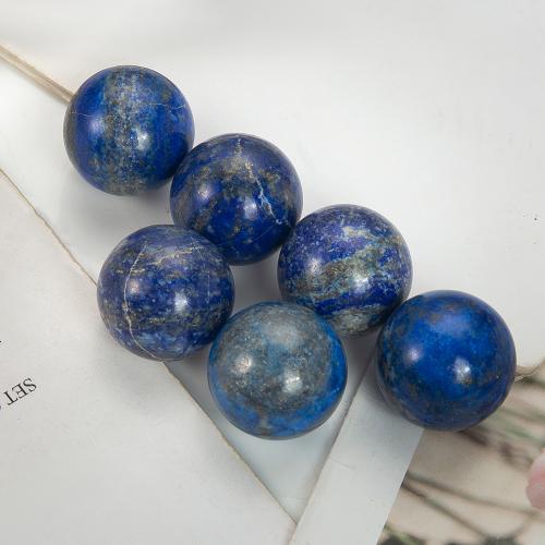 Natural Lapis Lazuli Beads Round fashion jewelry & no hole mixed colors Sold By PC