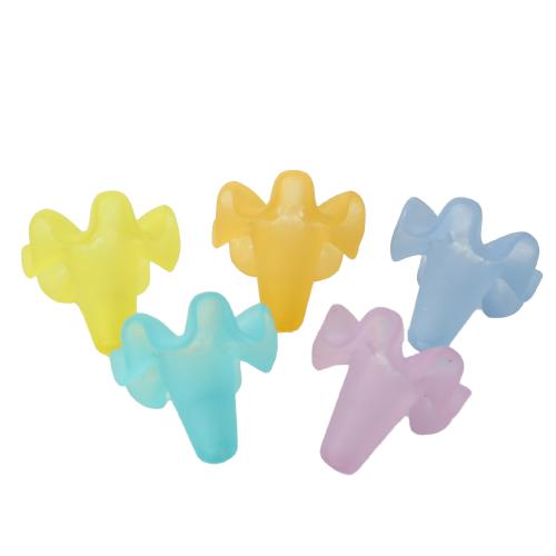 Acryl sieraden kralen, Luidspreker, DIY, meer kleuren voor de keuze, 21x21x17.20mm, 500G/Bag, Verkocht door Bag