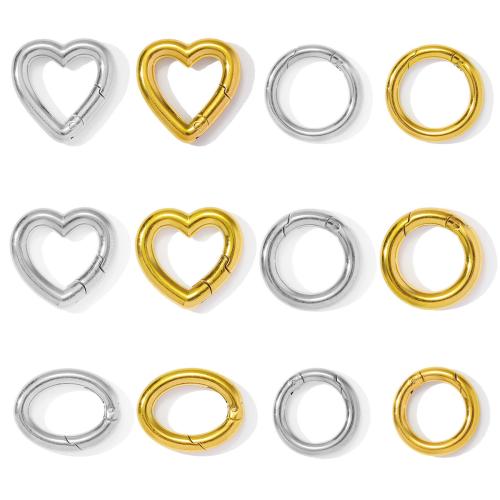 Titanium Staal Snap sluiting, plated, DIY, meer kleuren voor de keuze, 5pC's/Bag, Verkocht door Bag