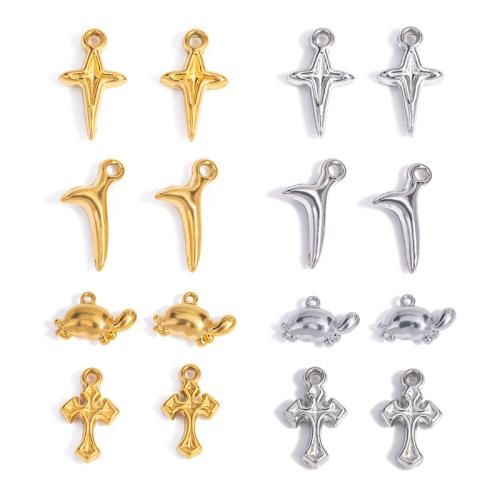 ステンレス鋼ジュエリーペンダント, 304ステンレススチール, メッキ, DIY, 無色, 100パソコン/バッグ, 売り手 バッグ