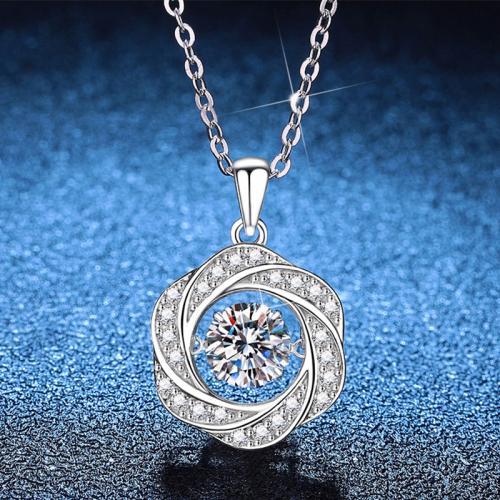 925 Sterling Silver Ogrlica, s 2inch Produžetak lanac, platine pozlaćen, različiti materijali za izbor & za žene, Dužina Približno 15.7 inčni, Prodano By PC