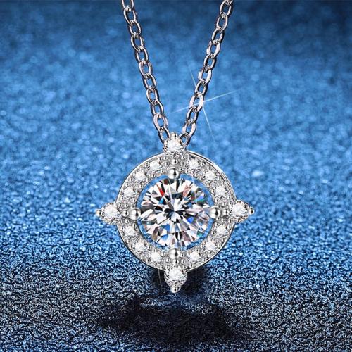 925 Sterling Silver Ogrlica, s 2inch Produžetak lanac, platine pozlaćen, različiti materijali za izbor & za žene, Dužina Približno 15.7 inčni, Prodano By PC