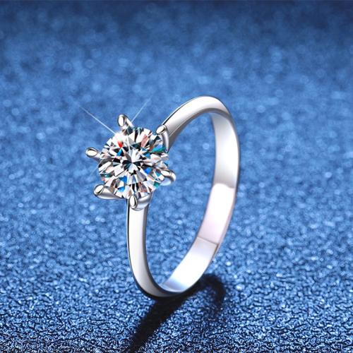 Plata de ley 925 anillo, chapado en platina real, diferentes materiales para la opción & diverso tamaño para la opción & para mujer, tamaño:4-10, Vendido por UD