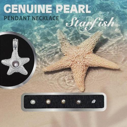 Oyster & Wish Pearl Kit, ottone, with perla d'acquadolce coltivata naturalmente, placcato, DIY, 127x127x27mm, Venduto da set