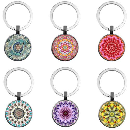 Zink Alloy Key Lås, Flat Round, Unisex, fler färger för val, 60mm, Säljs av PC