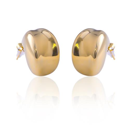Nerezová ocel náušnice, 304 Stainless Steel, módní šperky & pro ženy, více barev na výběr, Prodáno By Pair